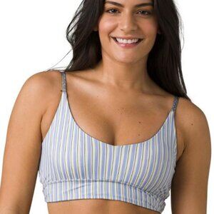 prAna Willow Falls Reversible Top—Army Spots & Blue Stripes